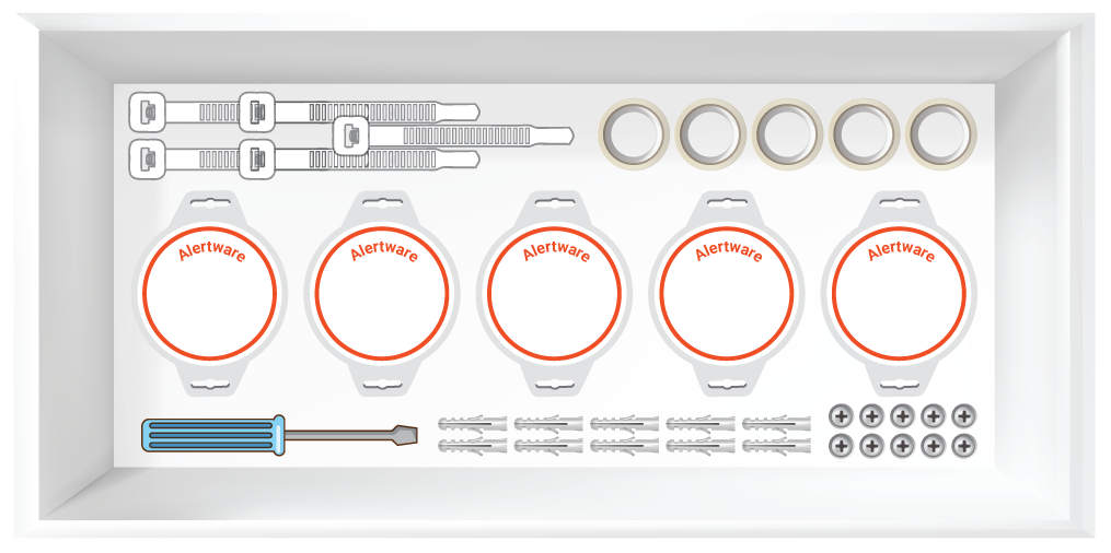 Alertware Wireless Sensor - Light Intensity Monitoring (4G LTE Based) Sensor Kit